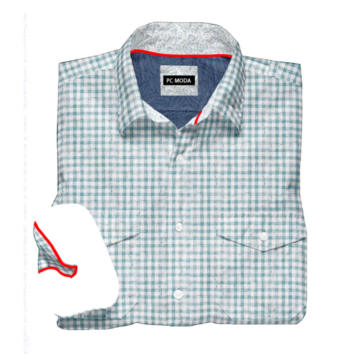 D21 COL 3 CELESTE CAMISA